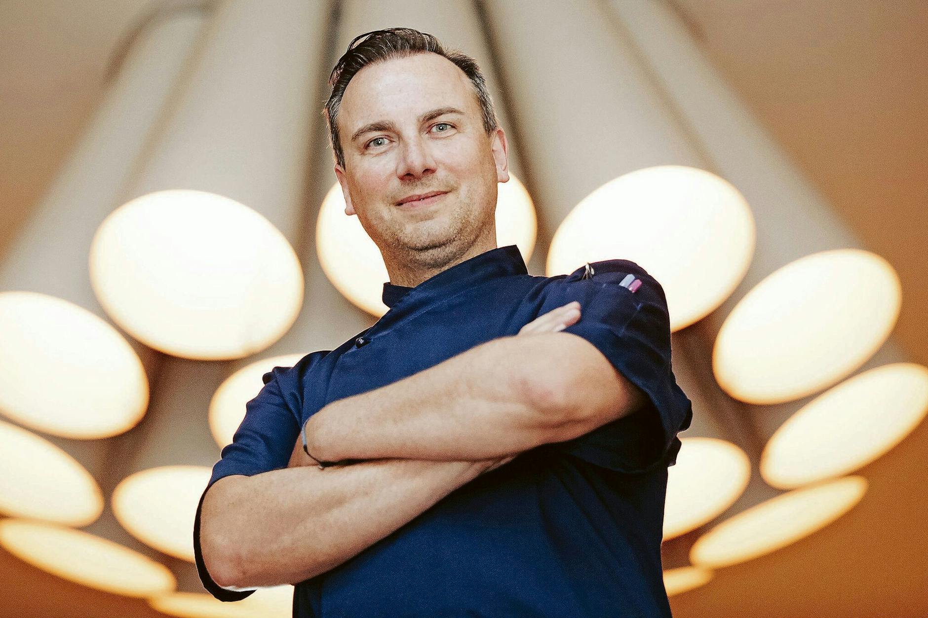 Könnte Elon Musk millionenfach verköstigen: Berlins bekanntester Sternekoch Tim Raue.