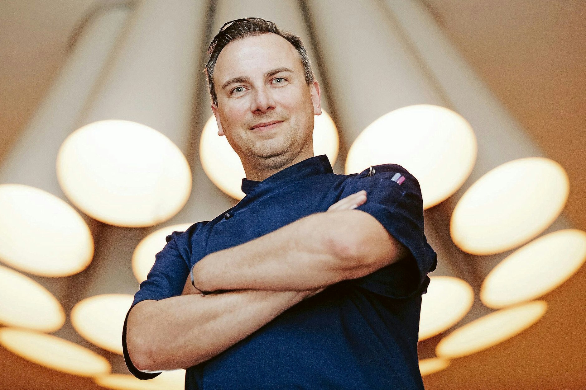 Könnte Elon Musk millionenfach verköstigen: Berlins bekanntester Sternekoch Tim Raue.