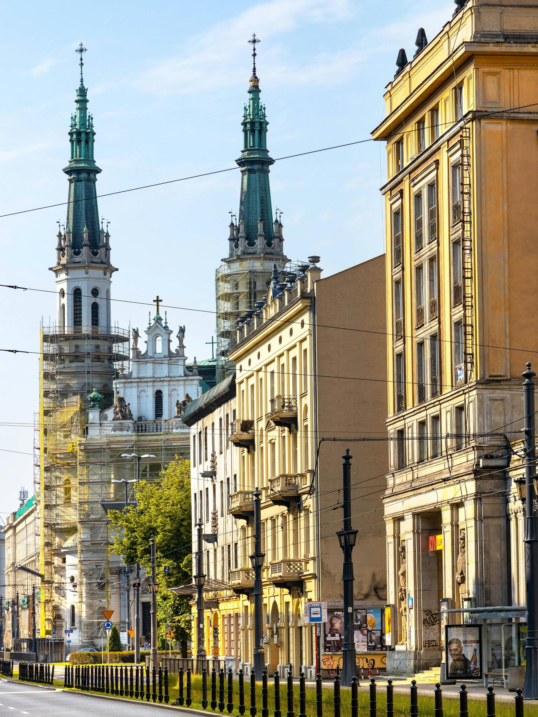 Die Erlöserkirche in der Nähe vom Platz Zbawiciela