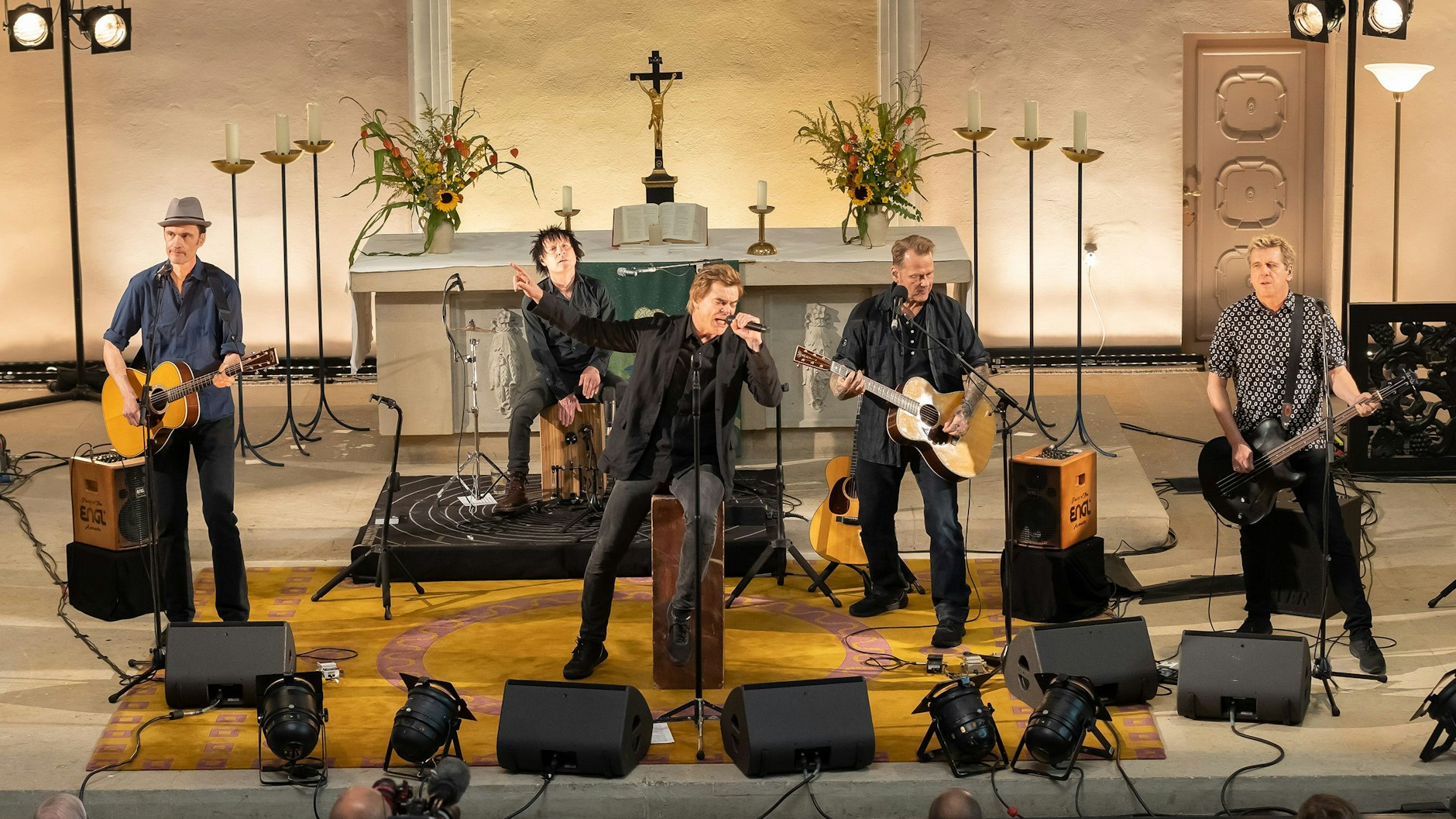 Zurück in der Erlöserkirche: Die Toten Hosen spielten hier für die ARD-Dokumentation noch einmal live.