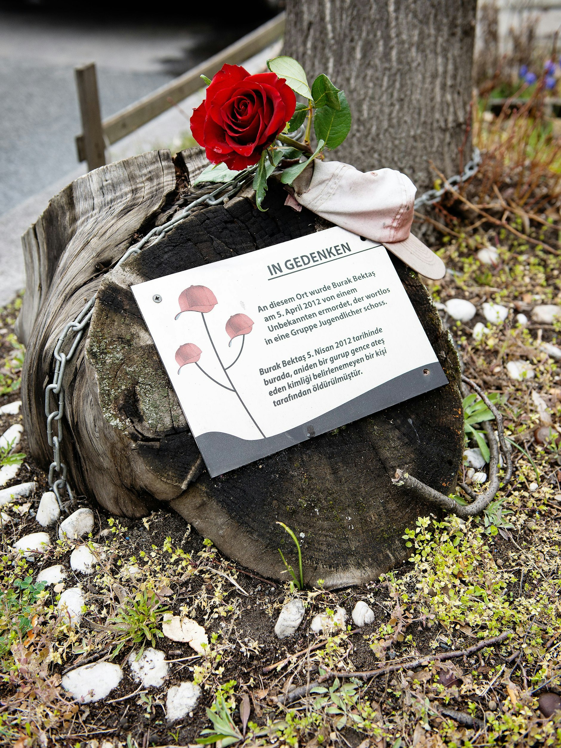 An diesem Ort wurde der 22-jährige Burak erschossen.