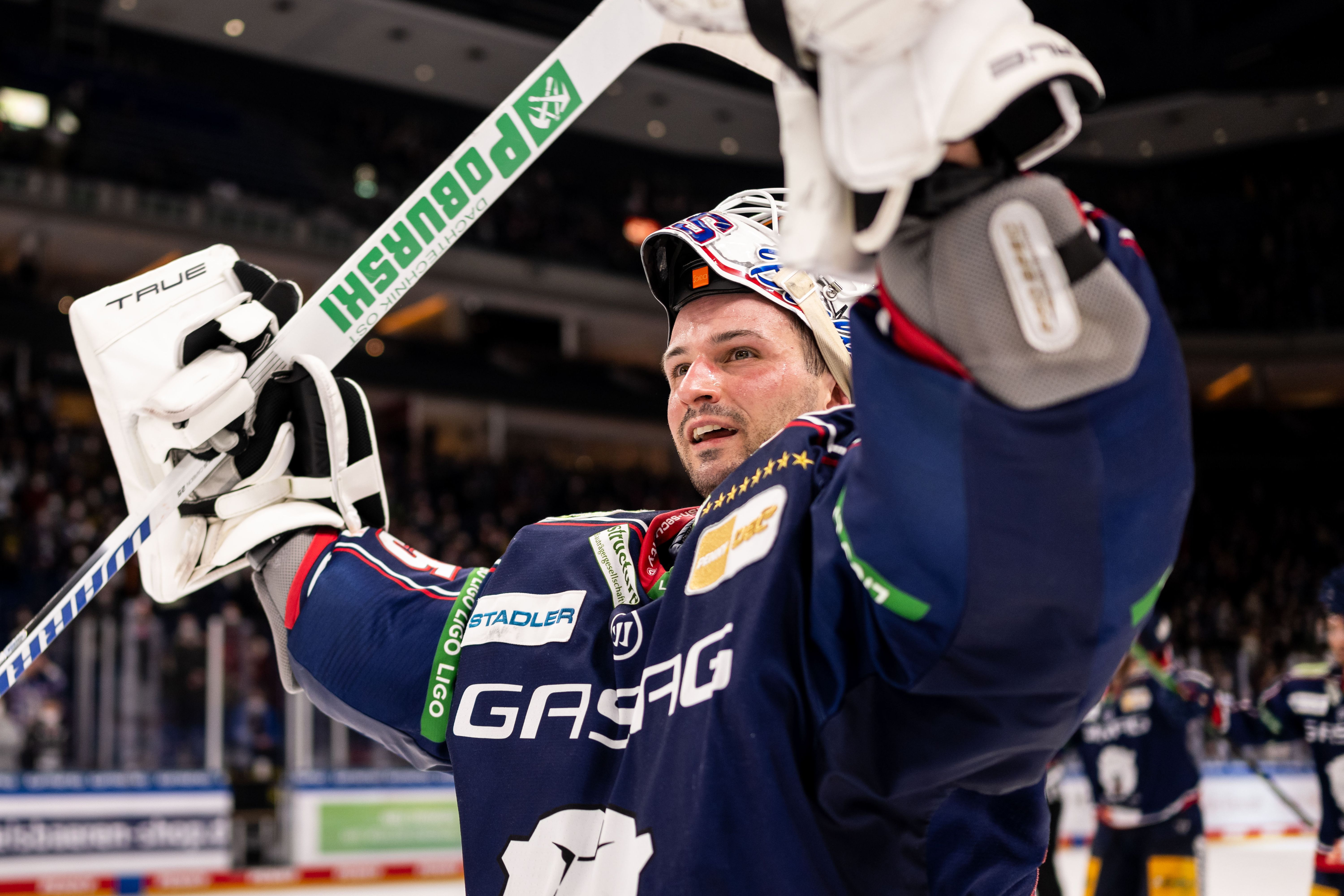 Image - Eisbären-Torwart Mathias Niederberger macht sich in Düsseldorf auf Köln heiß