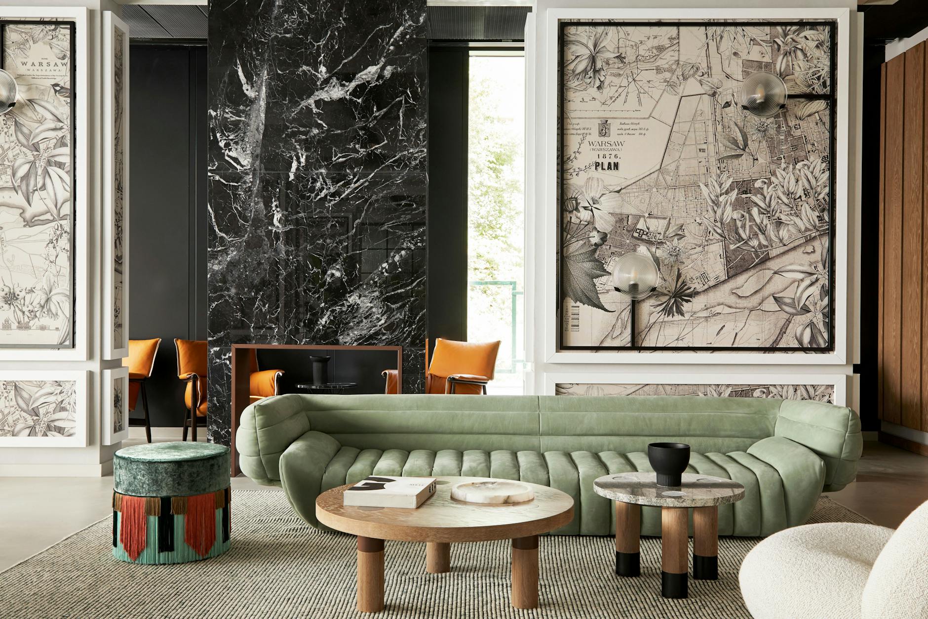 So wunderbar gestaltet sieht die Hotellobby im Hotel Puro aus.