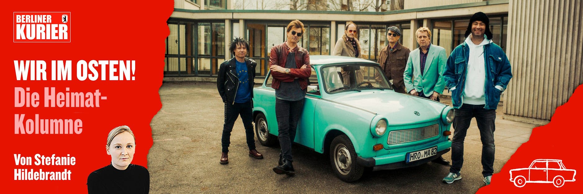 Beste Freunde: Campino und Marteria. Der eine Ossi aus Rostock, der andere Wessi aus Düsseldorf. Gemeinsam nehmen sie gängige Klischees aufs Korn.