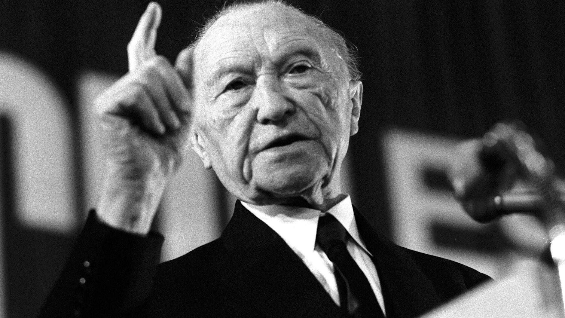 Konrad Adenauer im Jahr 1965
