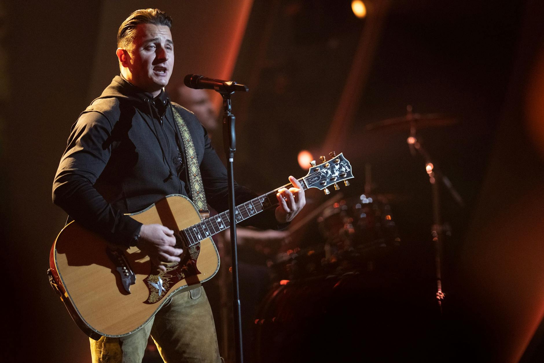 Andreas Gabalier bei der Giovanni Zarrella-Show.