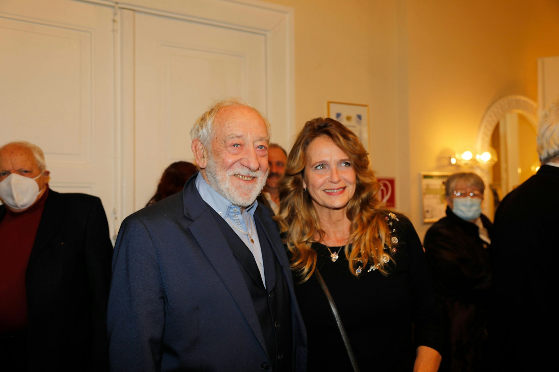 Dieter Hallervorden mit Christiane Zander im Januar im Schlosspark Theater.