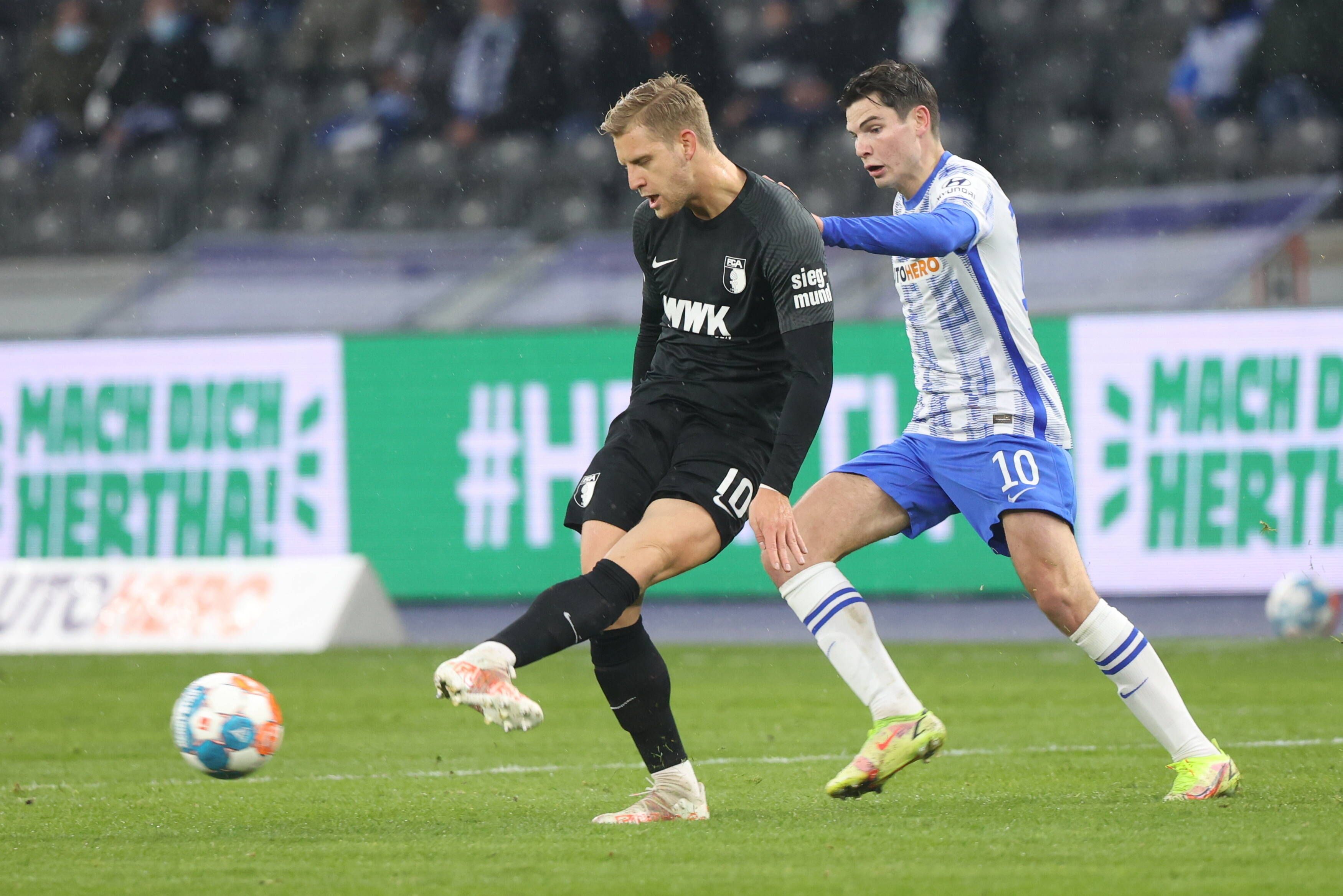 Image - Arne Maier mit Kampfansage: „Ich bin glücklich in Augsburg. Ich schaue nicht auf Hertha!“