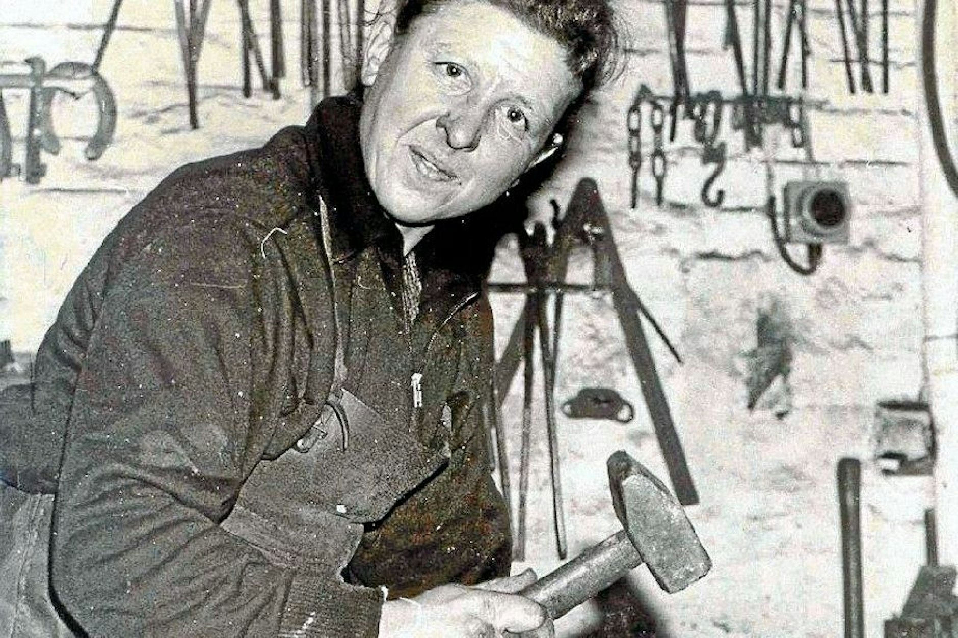 Die Umweltaktivistin Barbara Zürner arbeitete mit Leidenschaft in der Schmiede im brandenburgischen Velten.