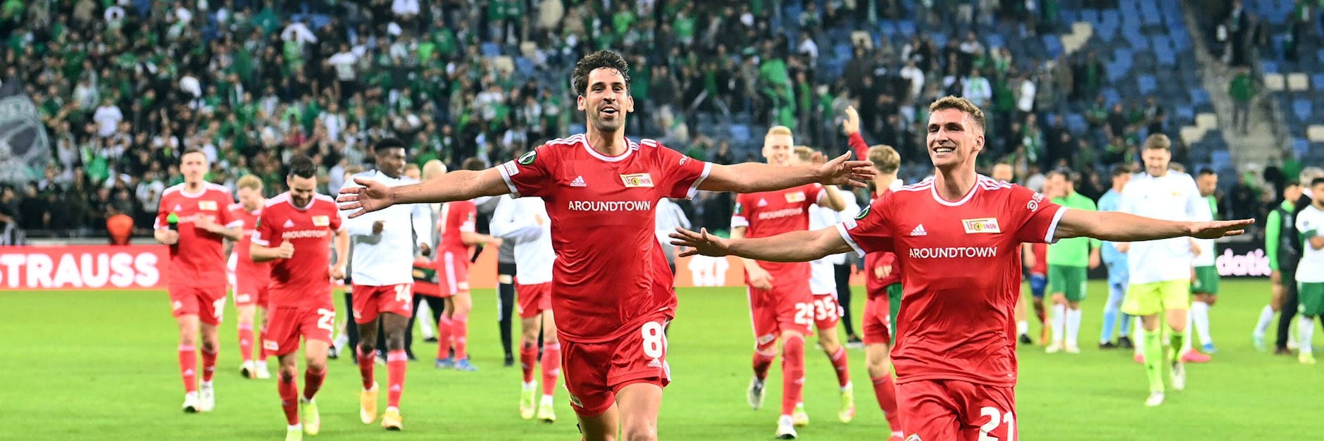 Rani Khedira und Grischa Prömel hatten in Europa Conference League viel Spaß und wollen auch nach der speziellen eisernen Europa-League-Woche jubeln.