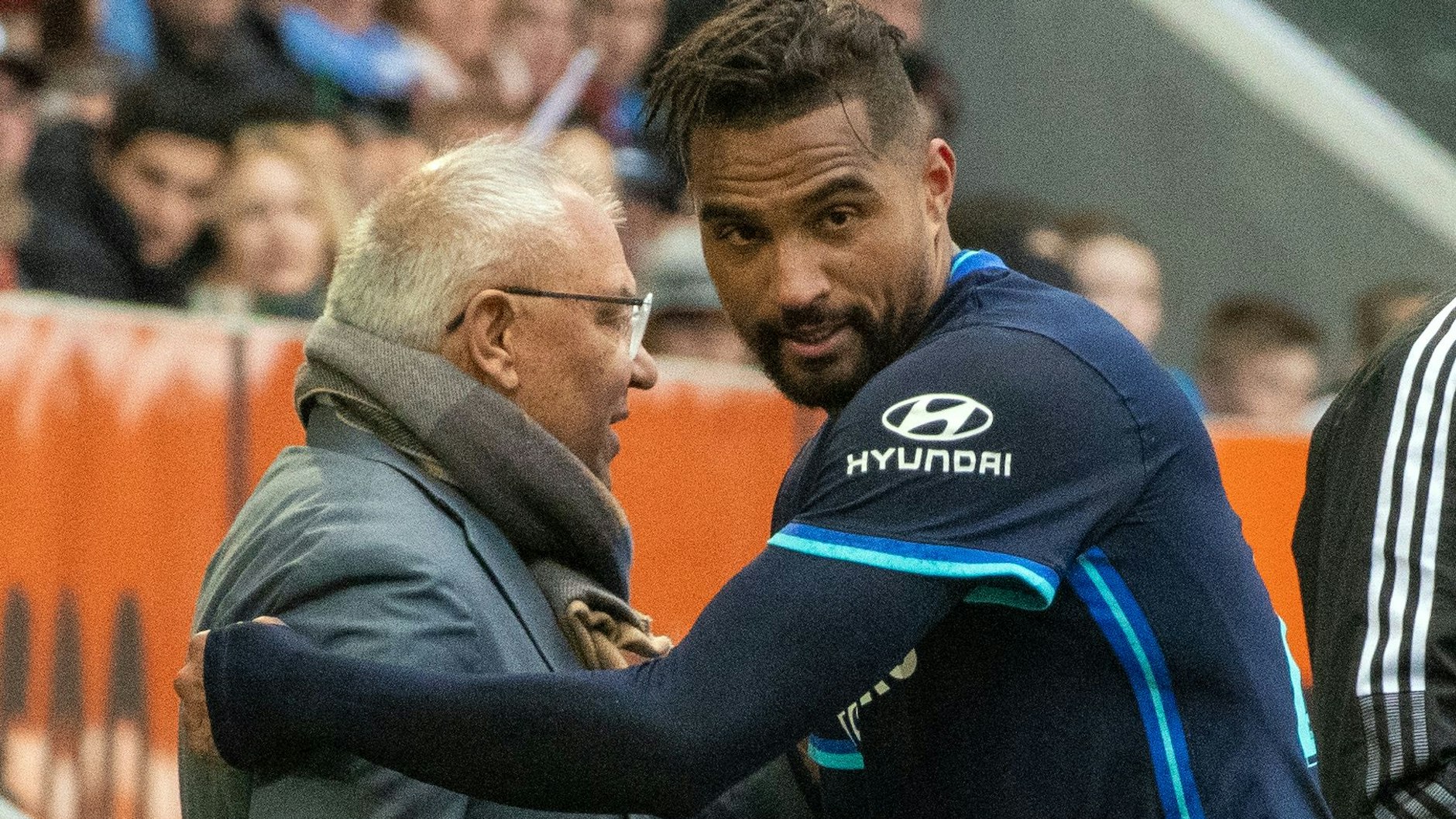 Felix Magath hat Kevin-Prince Boateng (v. l.) mit nur drei Worten wieder stark gemacht, und der dankte es mit einer starken Leistung für Hertha BSC.