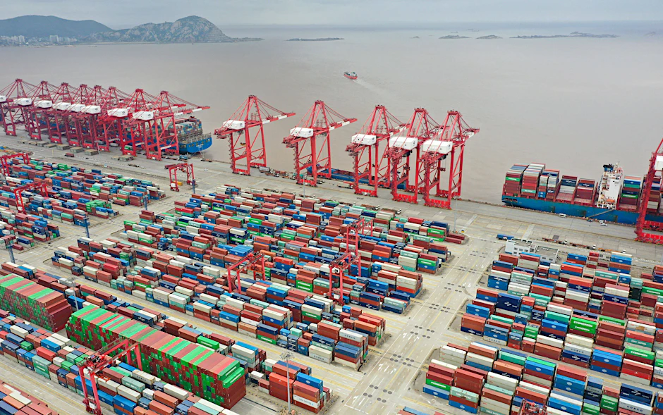 Ein Bild vom Shanghai Yangshan Port