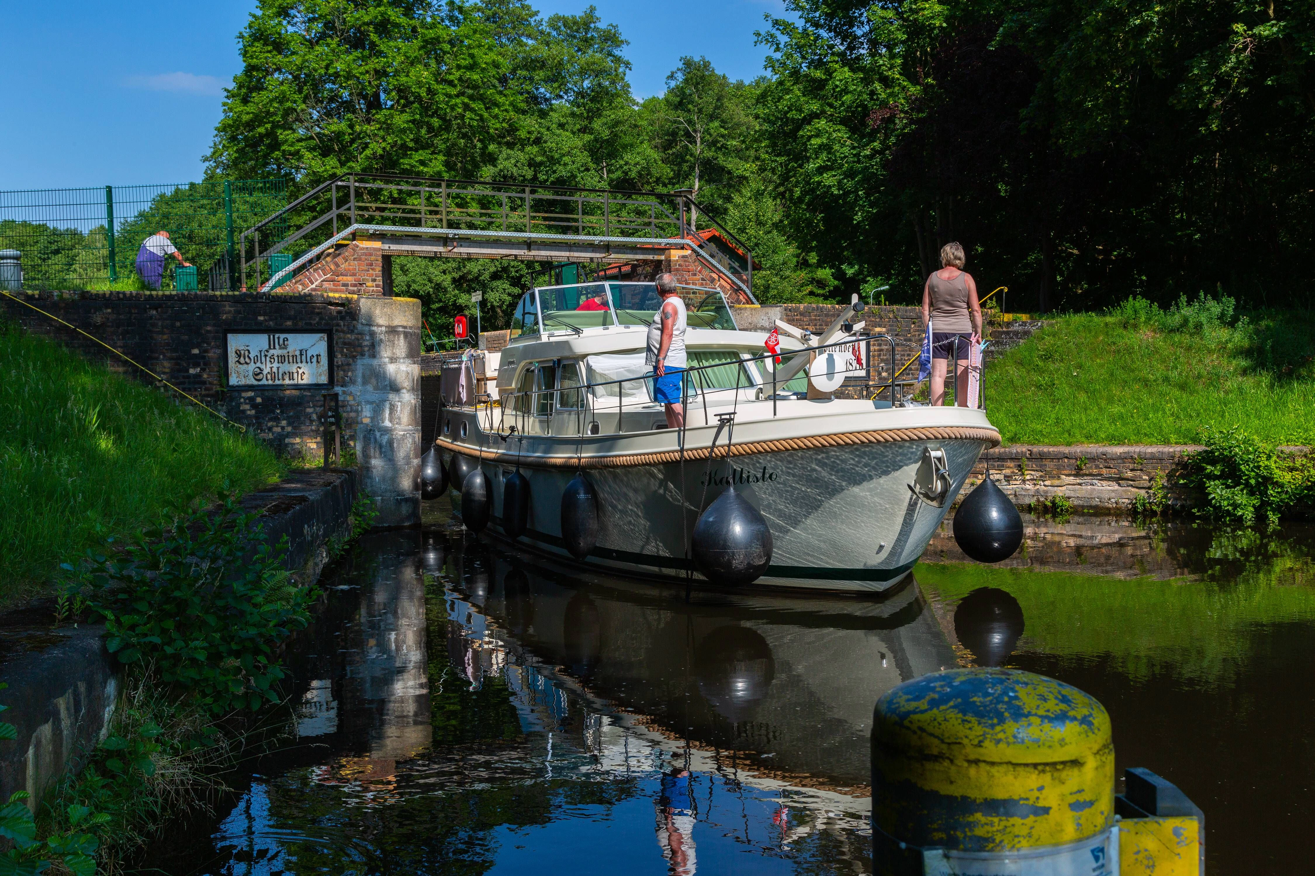 Der 42 Kilometer lange Finowkanal ist die älteste noch schiffbare Wasserstraße Deutschlands.