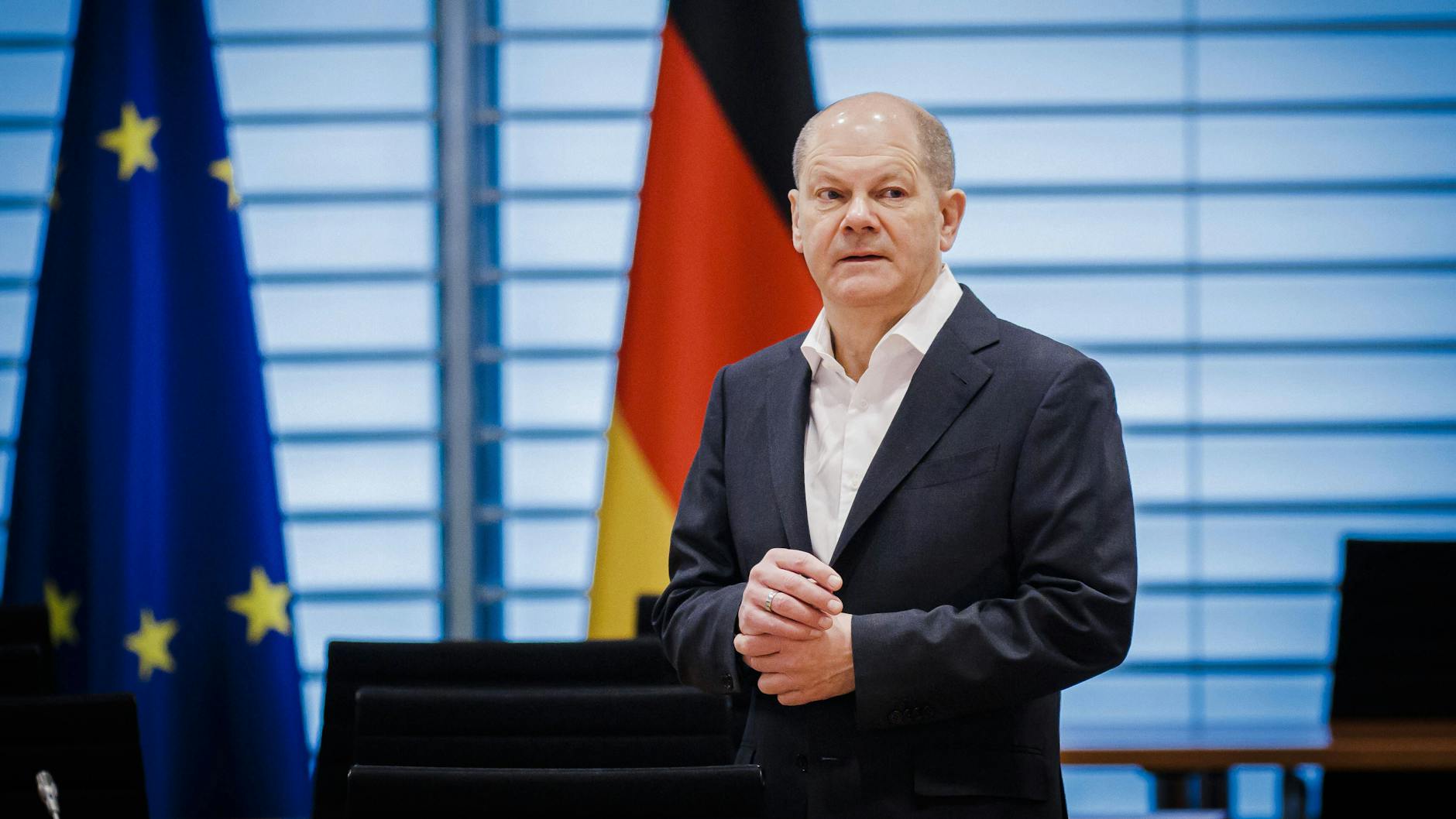 Bundeskanzler Olaf Scholz muss für seinen Ukraine-Kurs Kritik einstecken.