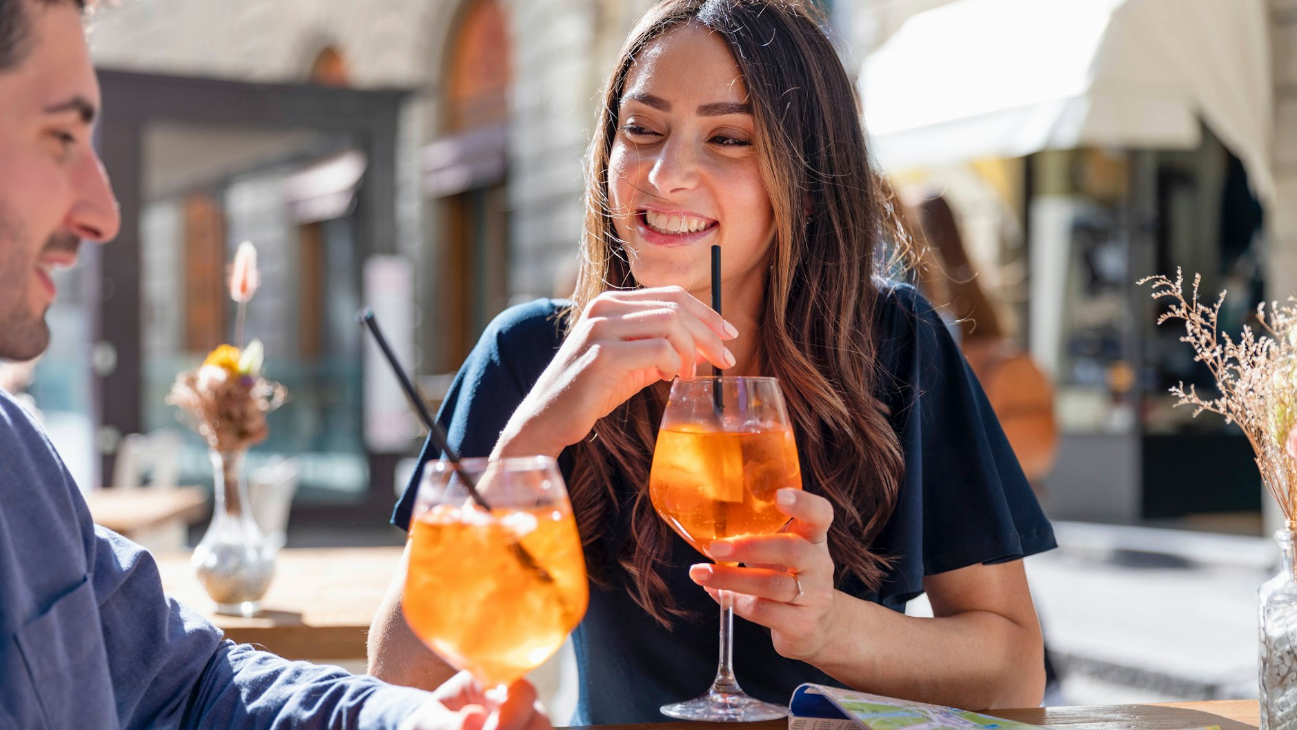 Aperol Spritz ist ein beliebter Aperitif.