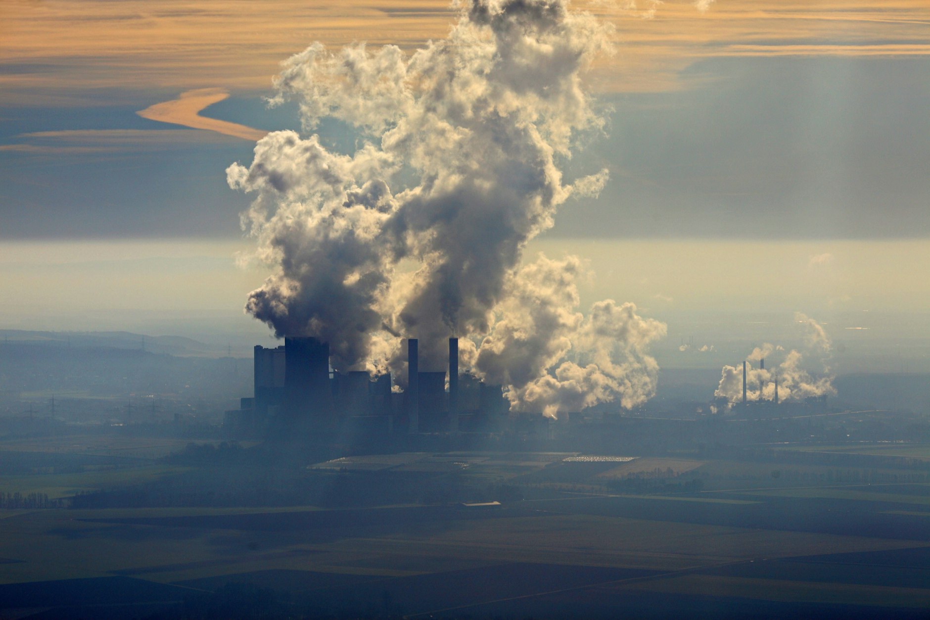 Ein Kohlekraftwerk in Deutschland.