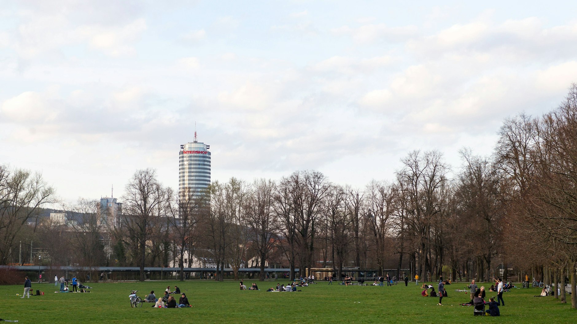 Der Paradies-Park in Jena.