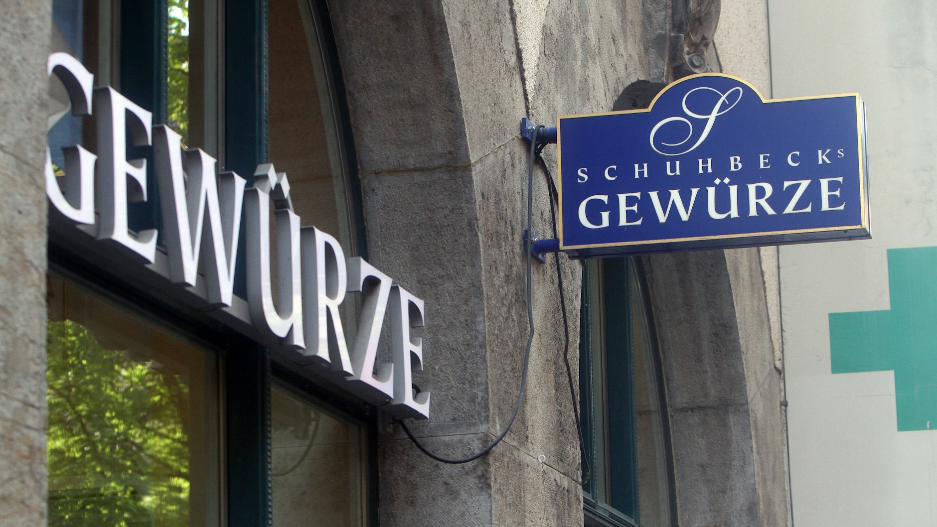 Schuhbecks Gewürzladen in der Altstadt von München.