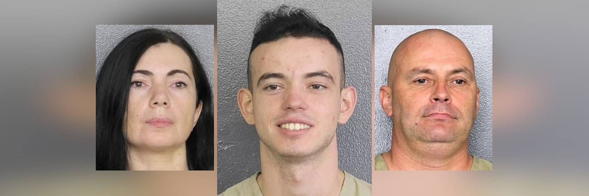 Oleh Makarenko mit seinen Eltern Inna (l.) und Yevhen.