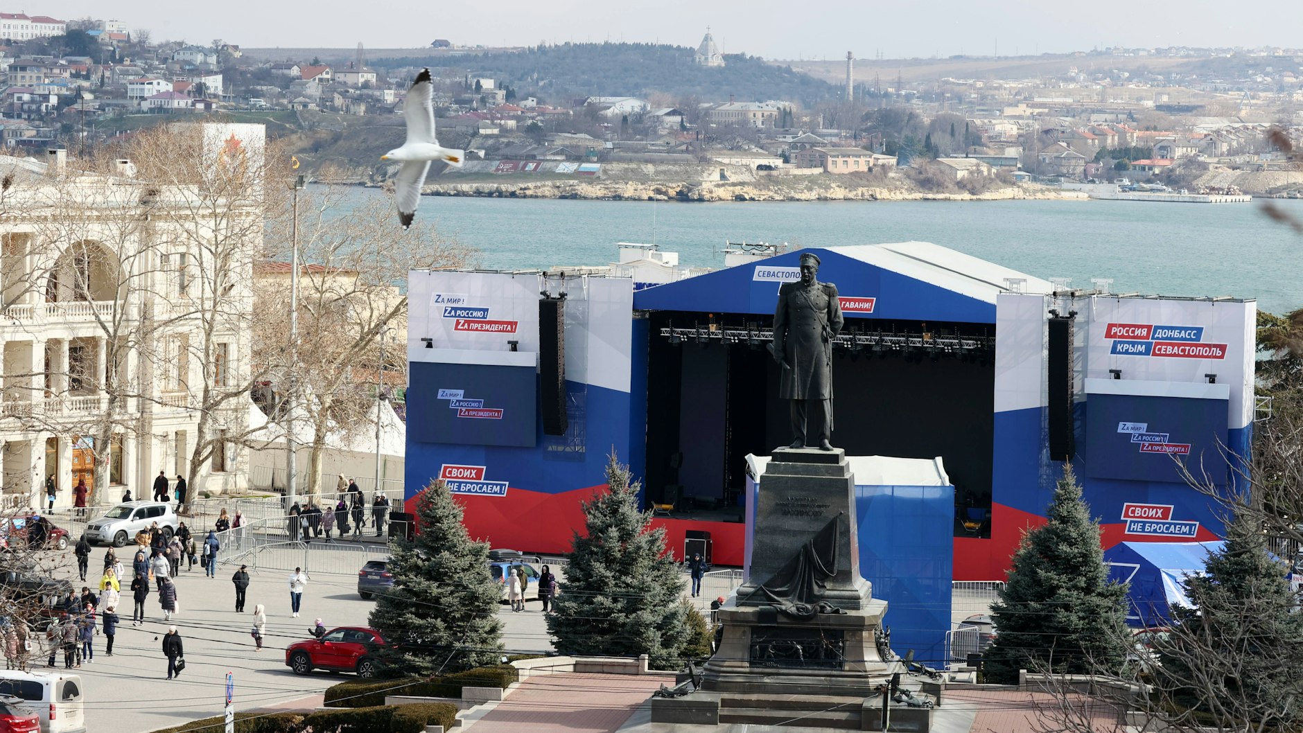 Mitte März wurde auf der Krim die „Wiedervereinigung“ gefeiert. Die Ukraine will auch die Halbinsel zurückerobern.