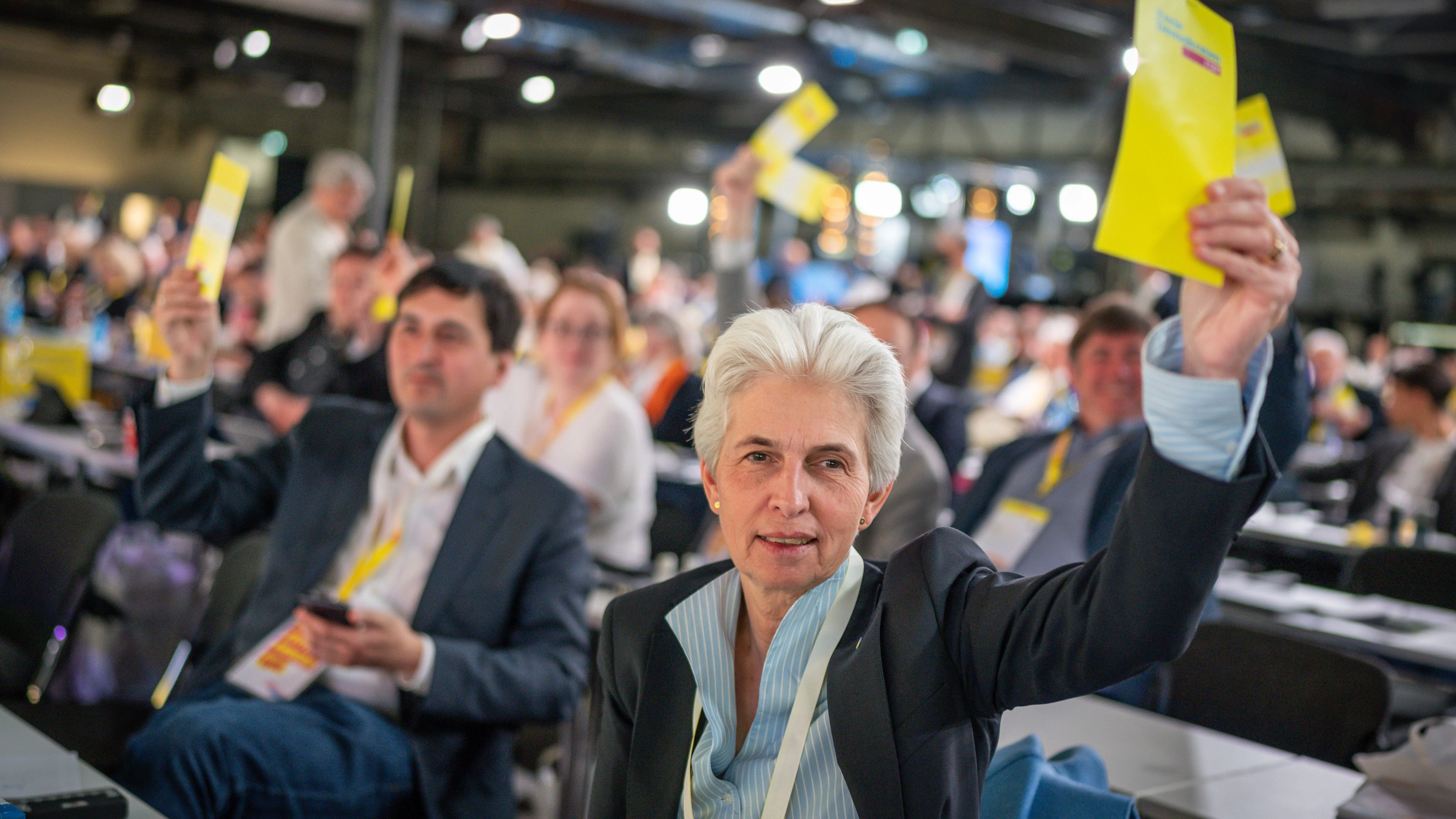 Marie-Agnes Strack-Zimmermann beim FDP-Bundesparteitag in Berlin