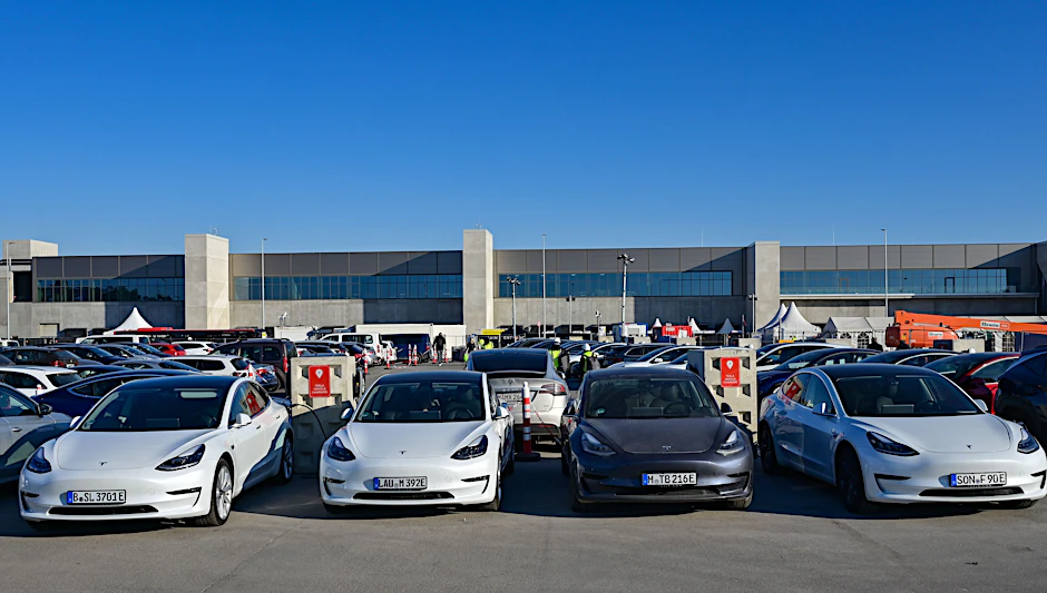 Das Tesla-Werk in Grünheide wurde vor wenigen Tagen eröffnet.