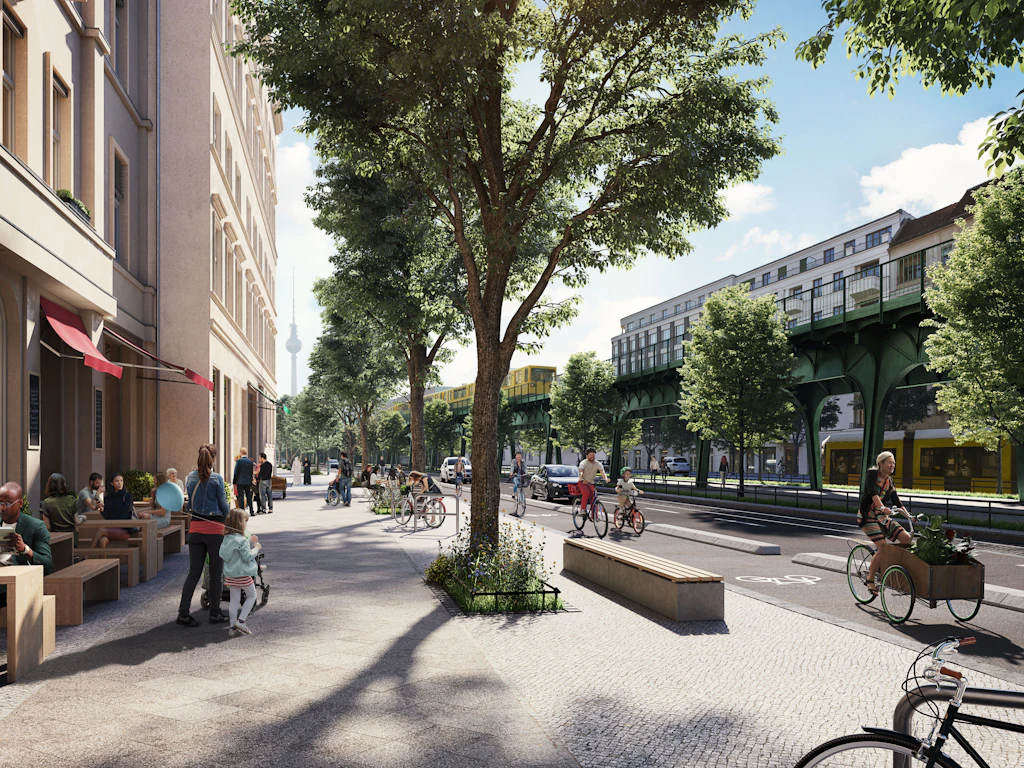 Endlich sicher Radfahren auf der Schönhauser Allee – aber keine Parkplätze mehr