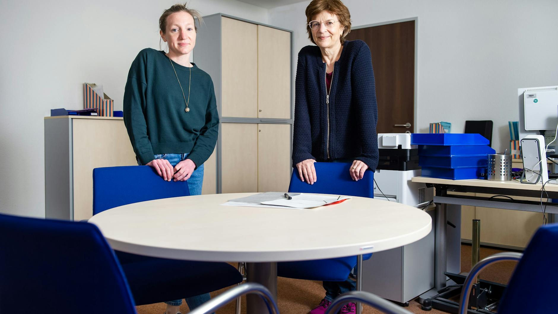 Anne Eisank (l.) und Beatrix Gomm vom Studierendenwerk Berlin