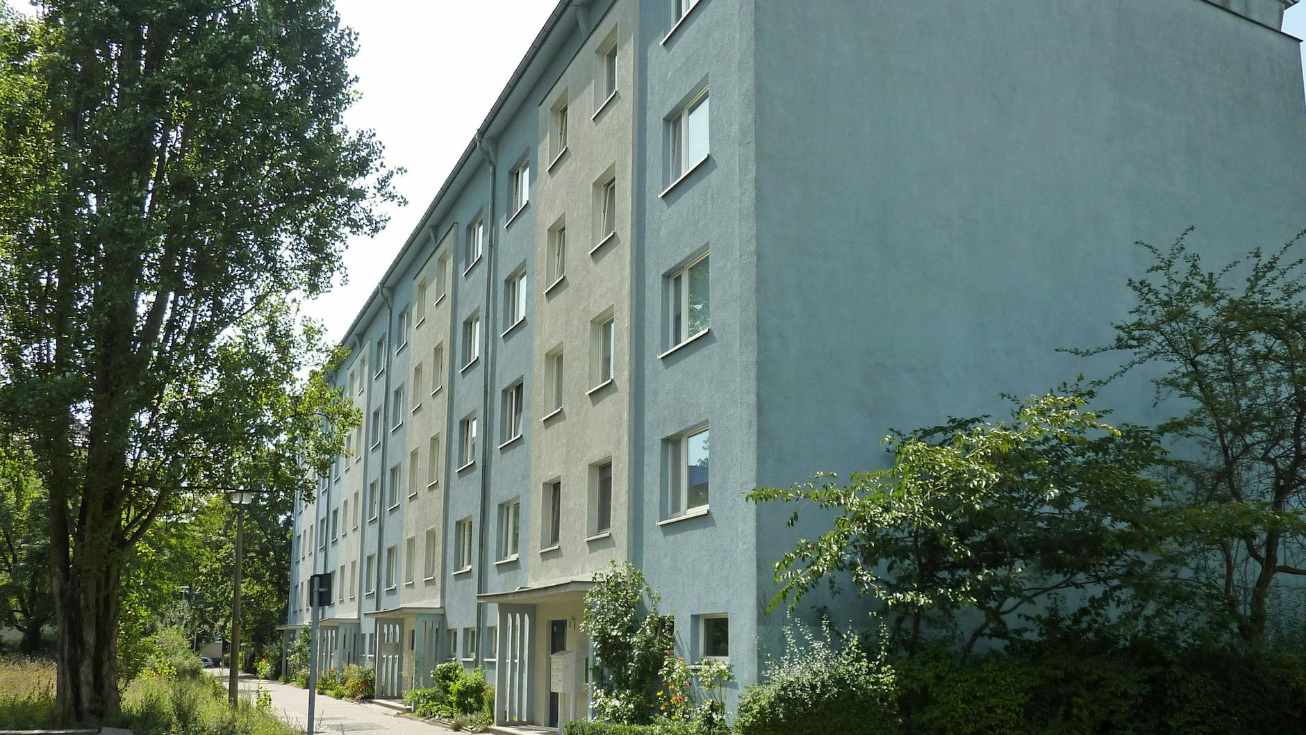 Der 1961/62 errichtete „Experimentalbau P2/5“ an der Erich-Kuttner-Straße in Lichtenberg steht heute unter Denkmalschutz.