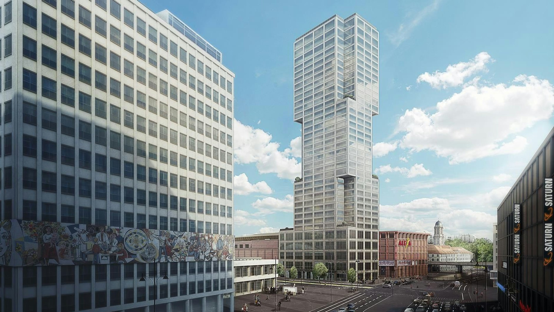 Der geplante Alexander Tower des russischen Investors Monarch.