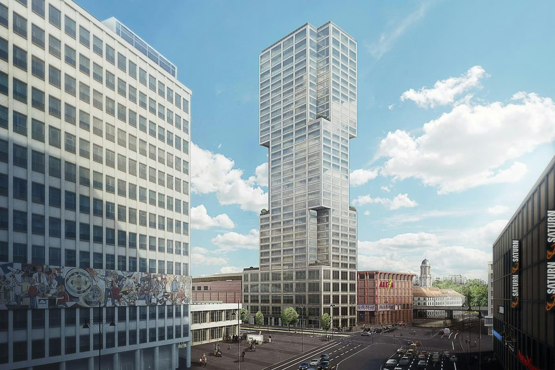 So soll der „Alexander Tower“ einmal aussehen.