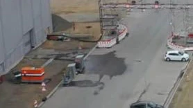 Dieses Bild soll am Tag vor dem Vorfall bei Tesla von einer Drohne aufgenommen worden sein.