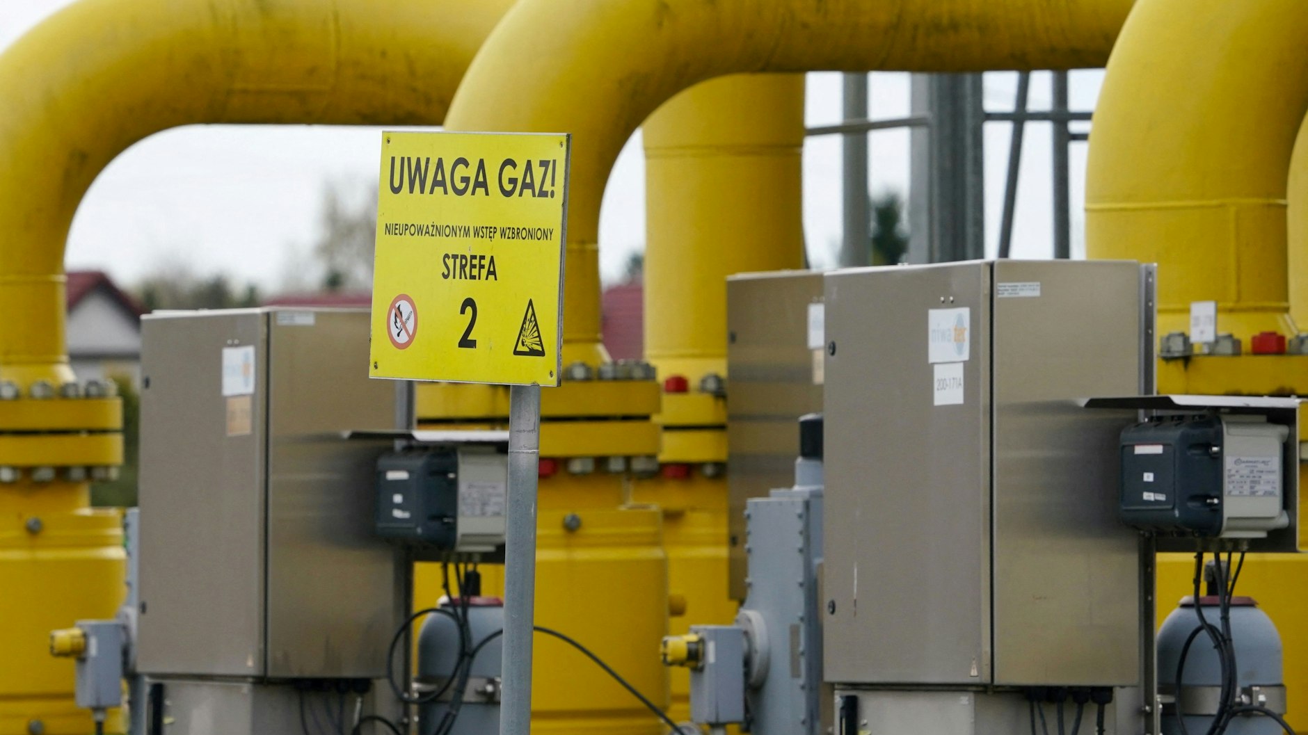 Polnische Gaspipeline nahe Warschau