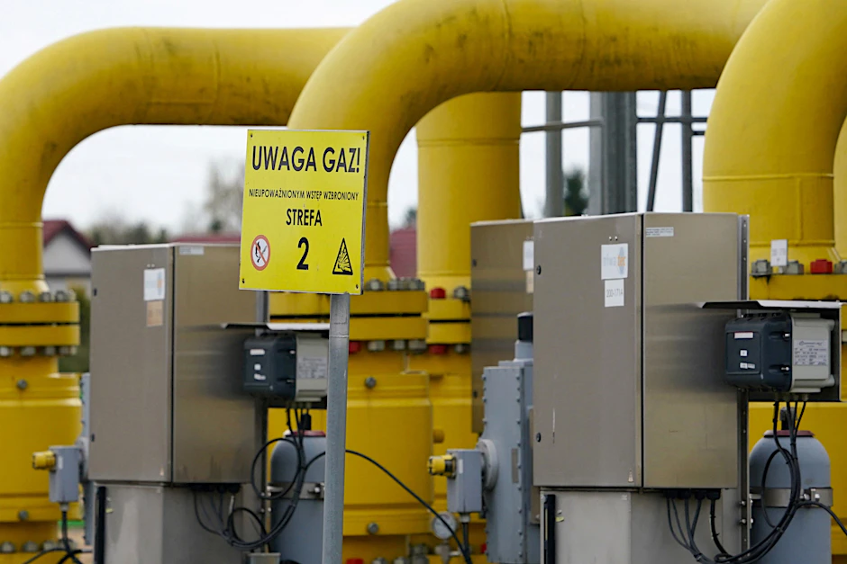 Polnische Gaspipeline nahe Warschau