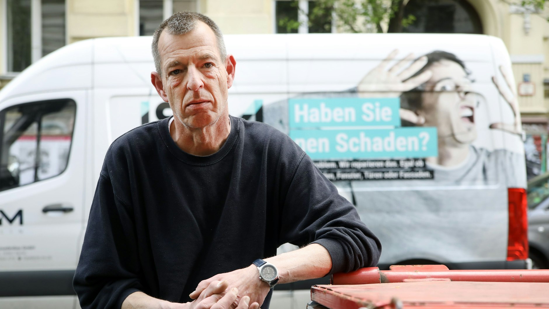 Glaser Randolph (54) ist wenig begeistert.