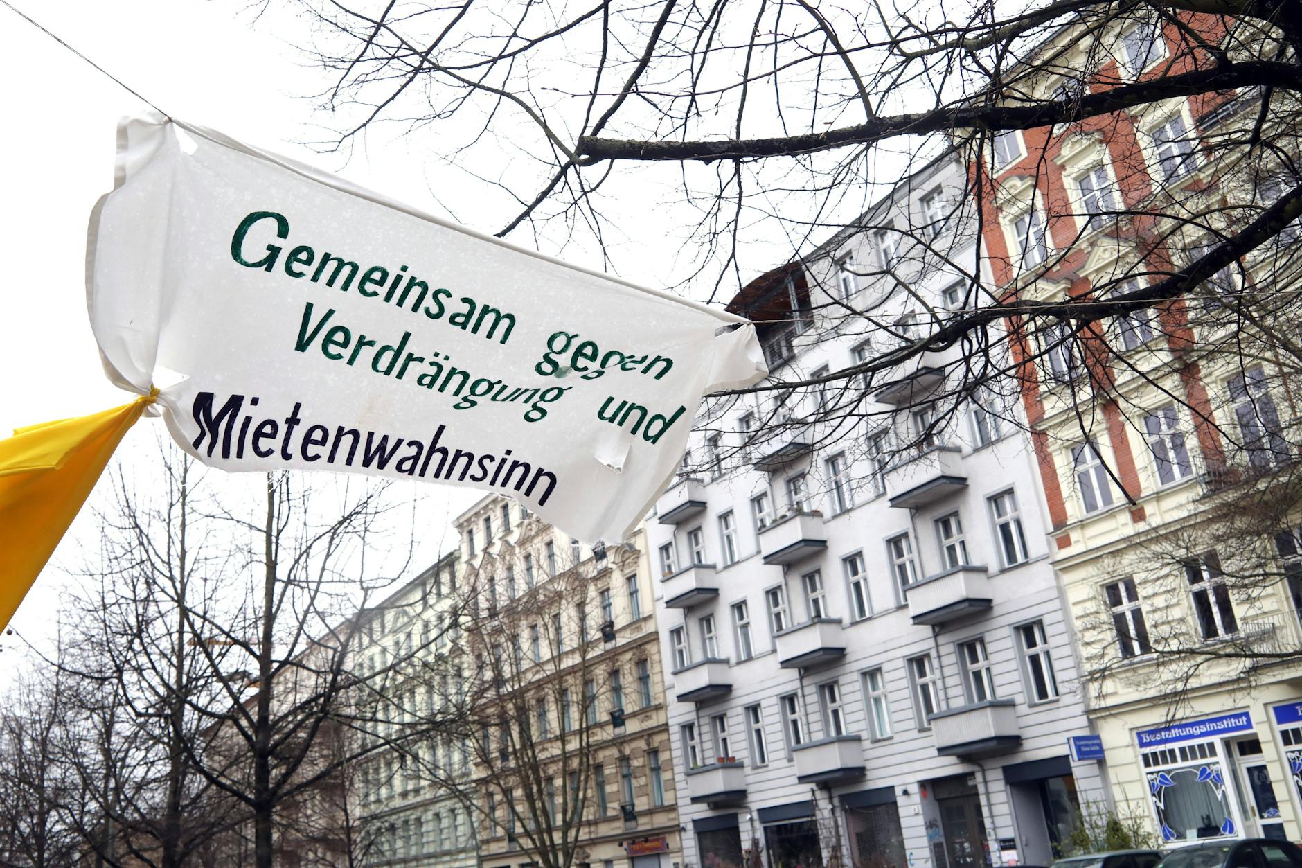 Protest gegen den Mietenwahnsinn in Berlin