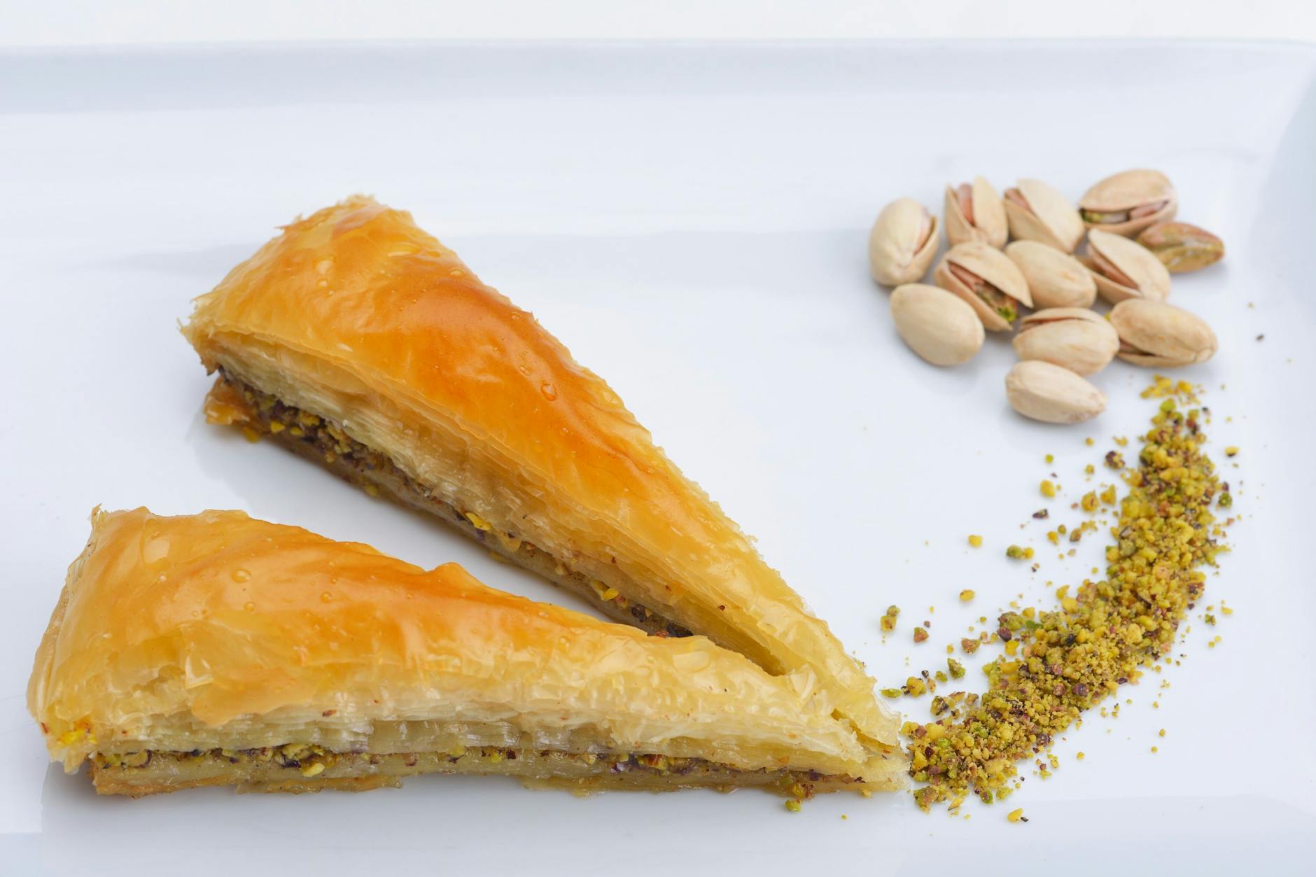 Eine beliebte türkische Süßspeise: Baklava. 
