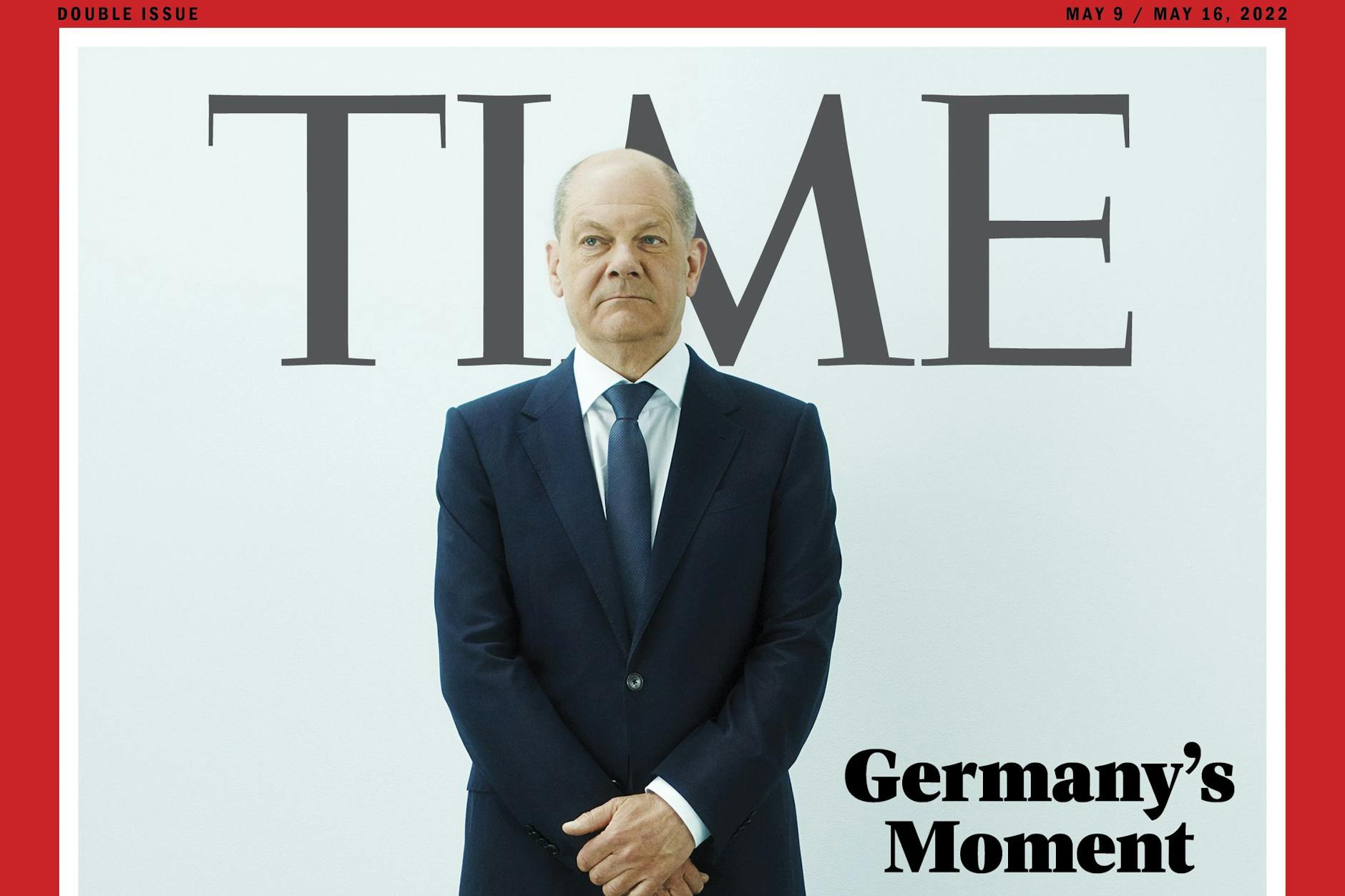 „Deutschlands Moment: Kanzler Olaf Scholz könnte den Platz seines Landes in der Welt verändern – wenn er schnell genug handelt“, findet das Time Magazine.