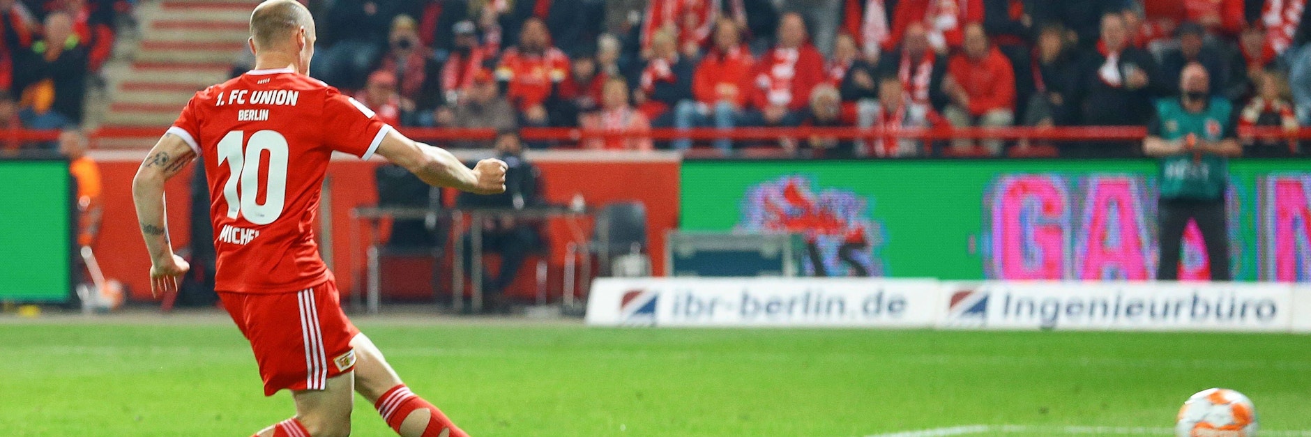 Und wieder schlug Sven Michel zu. Leider langt das Tor des Jokers nur zu einem Remis.