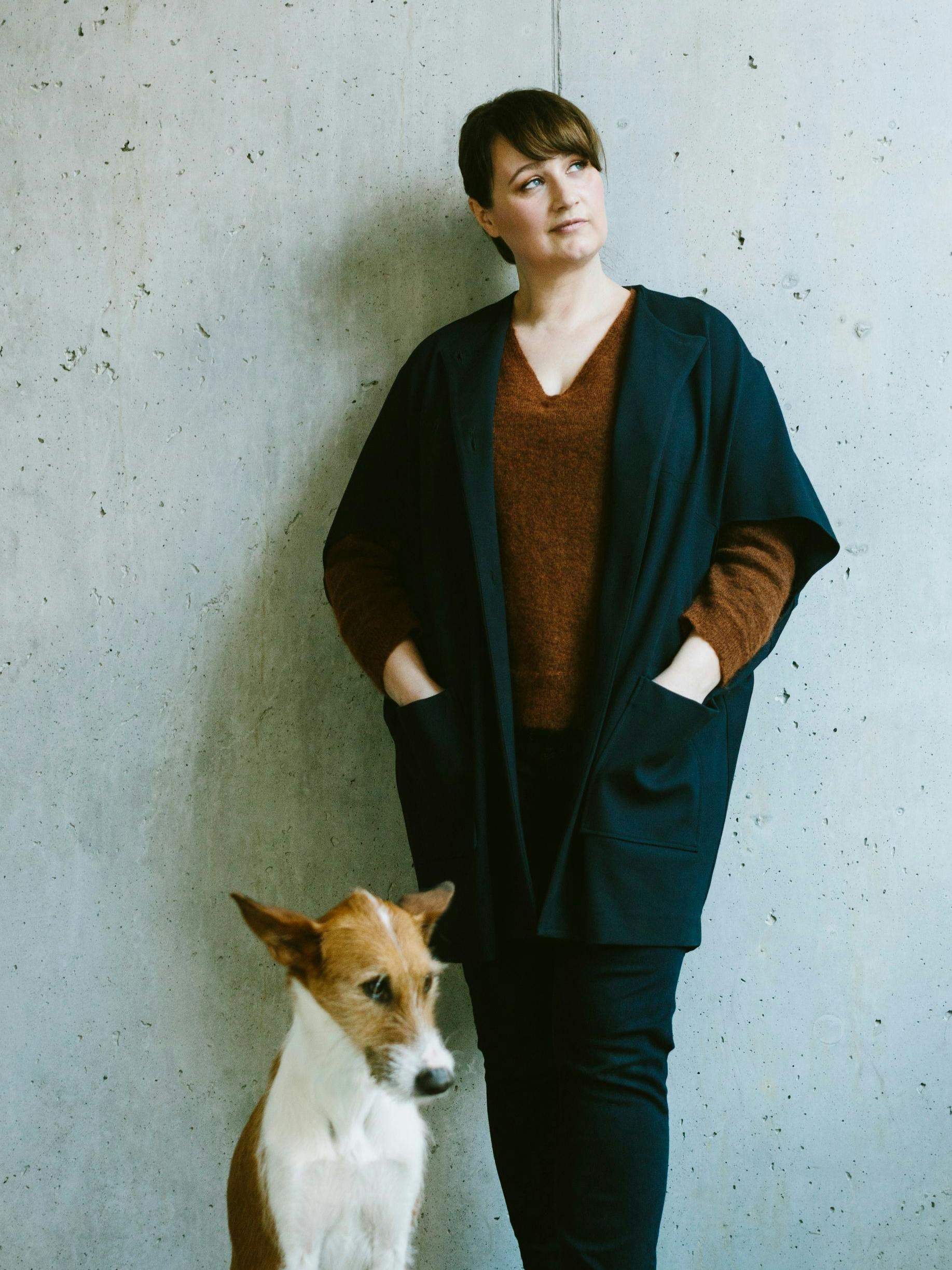 Anja Rützel und Hund Juri