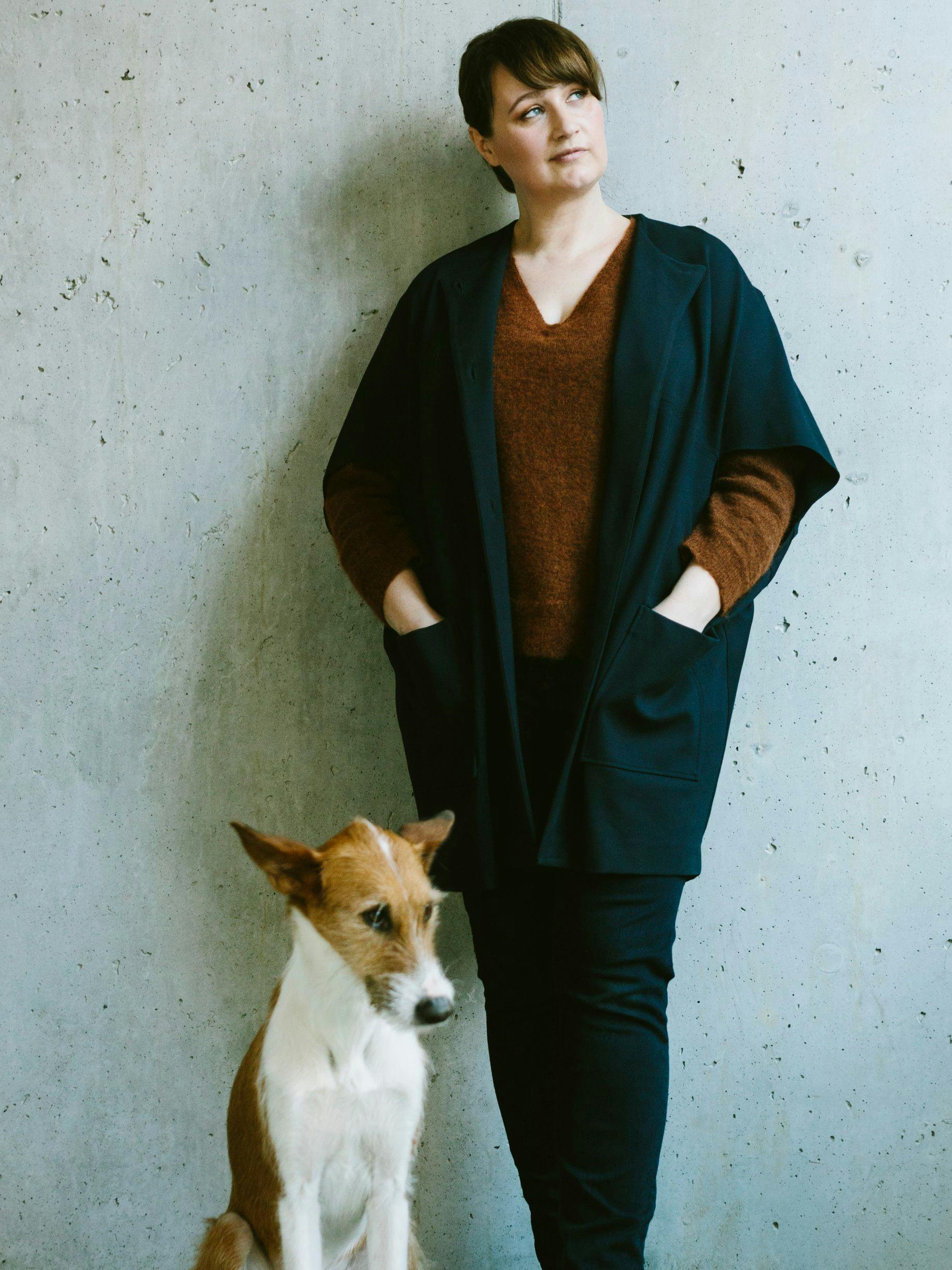 Anja Rützel und Hund Juri