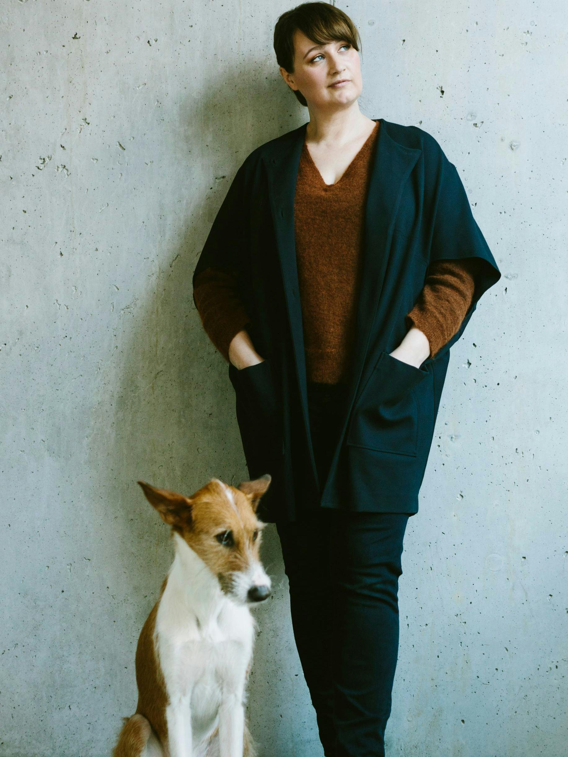 Anja Rützel und Hund Juri