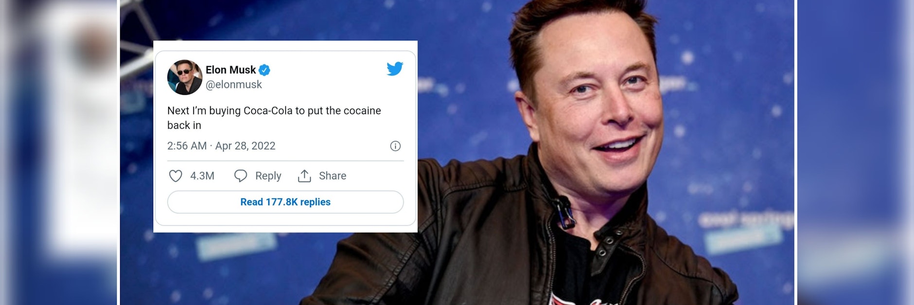 Mit seinem Post über Coca-Cola bricht Milliardär Elon Musk (fast) alle Twitter-Rekorde.