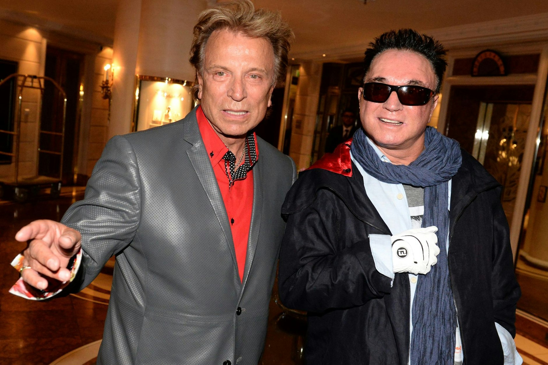 Die US-Magier Roy Horn (r.) und Siegfried Fischbacher verzauberten in Las Vegas mit ihren Shows lange die Fans.