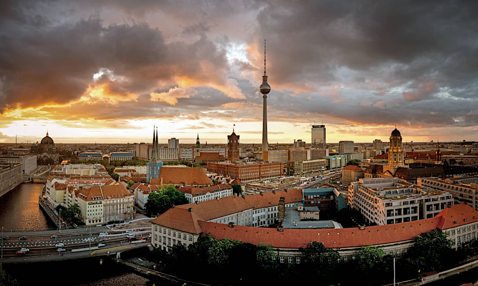 Sammelt auf Instagram fleißig Herzen ein: die Skyline von Berlin.