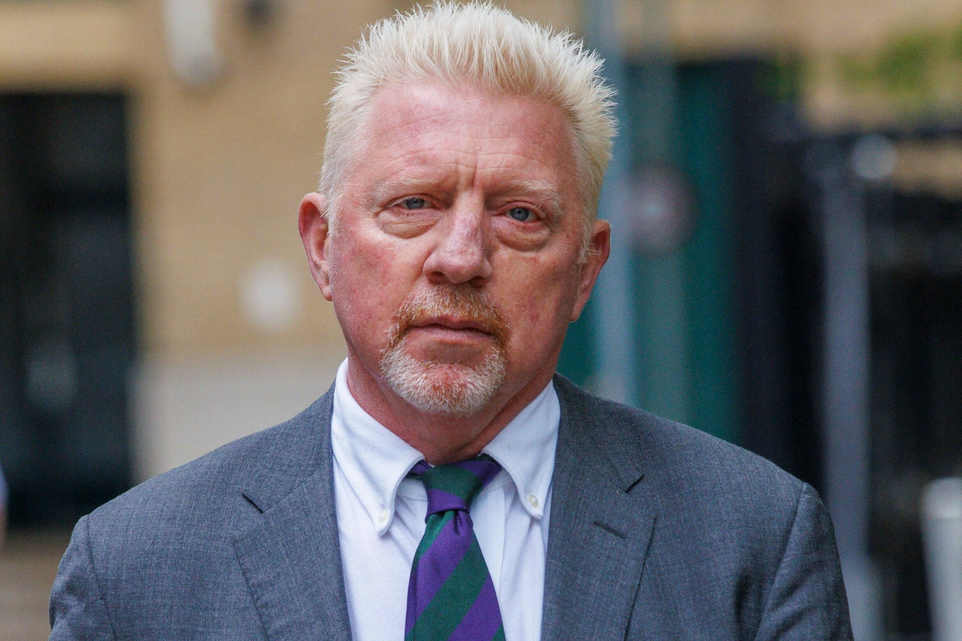 Boris Becker vor dem Southwark Crown Court in London.