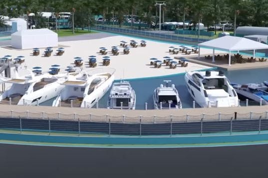 Vorne Rennpiste, hinter der Streckenbegrenzung so fühlen, als sei man in Monaco: Die Formel 1 setzt in Miami neue Maßstäbe.