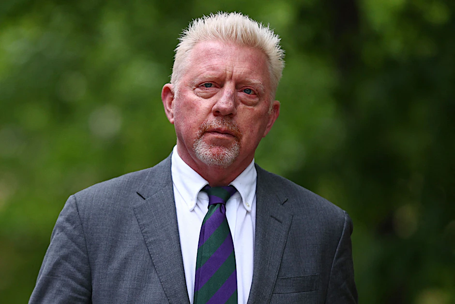 Boris Becker vor dem Southwark Crown Court in London.