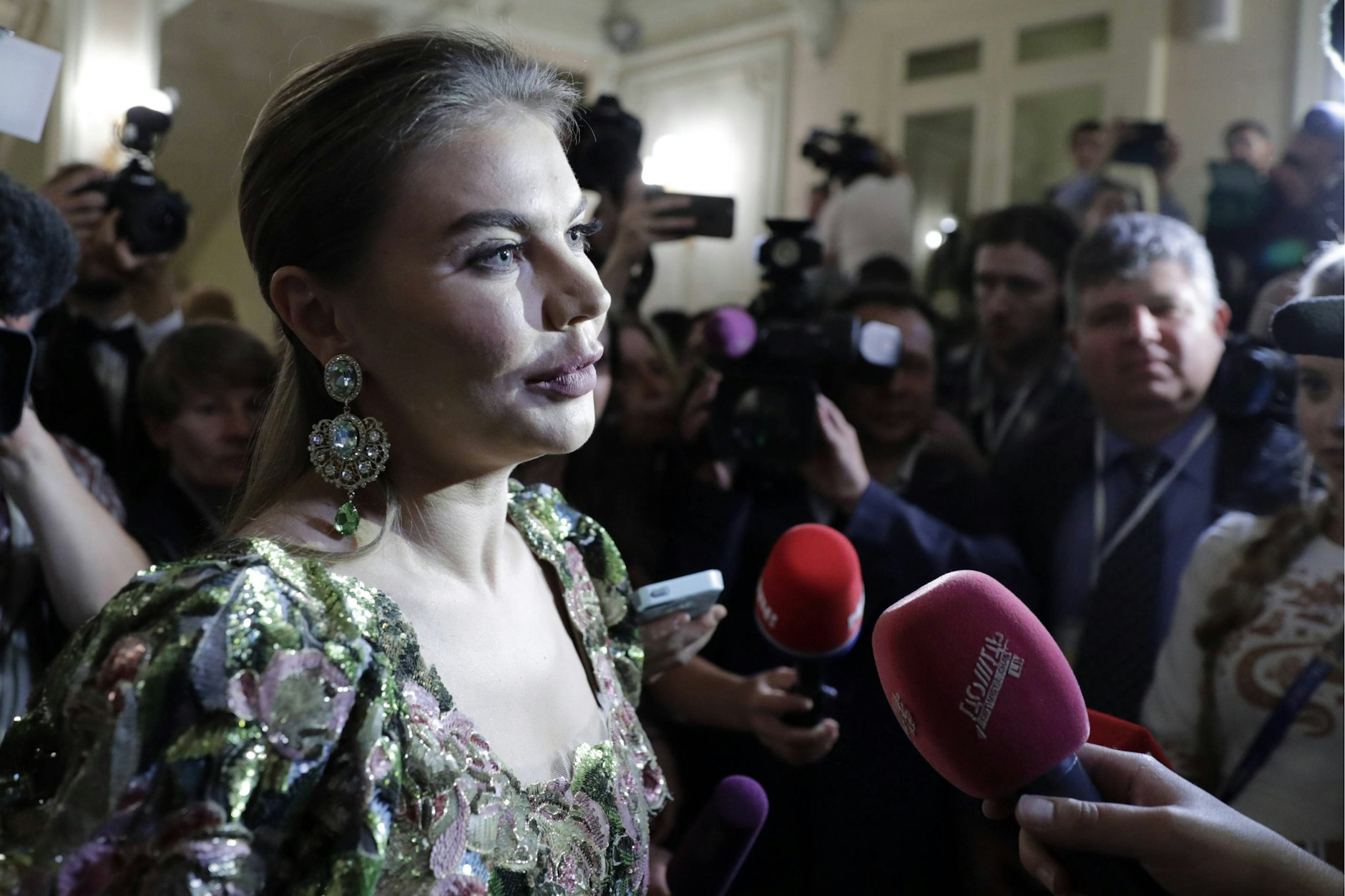 Alina Kabajewa in Moskau. 