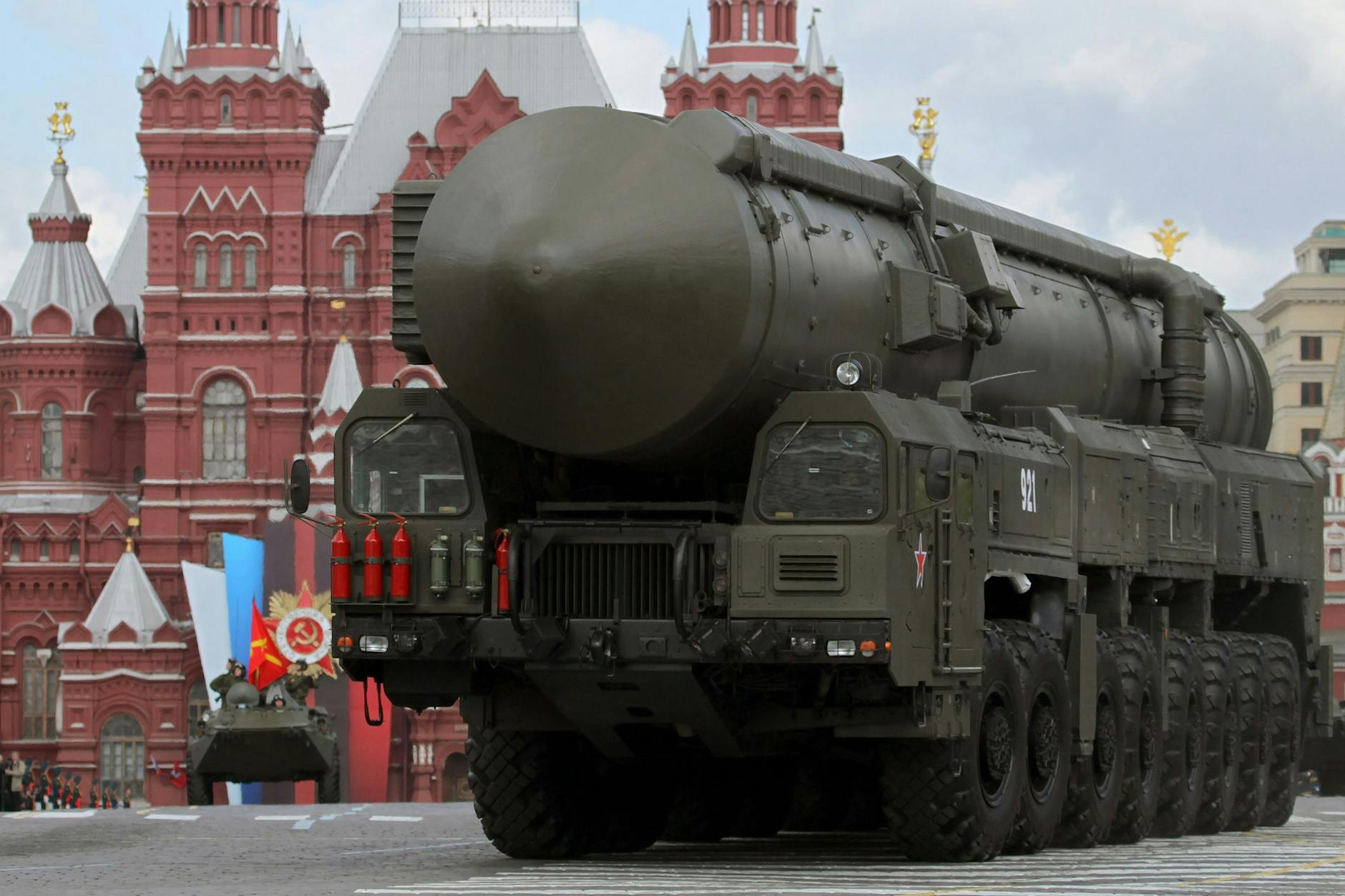 Russland demonstriert seine Macht: Nuklearrakete vom Typ Topol-M.